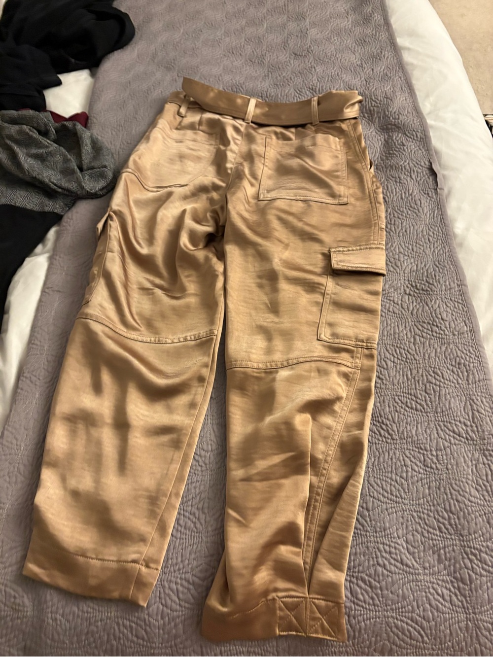 Banana Republic Khaki Cargo Pants with Utility Pockets